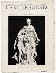 antique print from l'art francaise